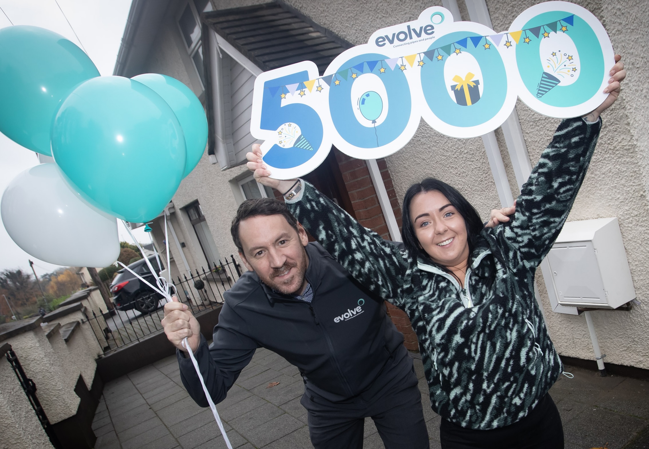 Evolve celebrates 5,000 gas connections in just five years