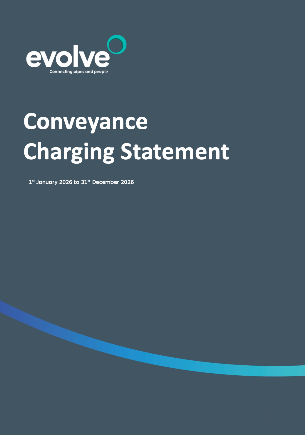 Conveyance Charging Statement 1st January 2026 to 31st December 2026