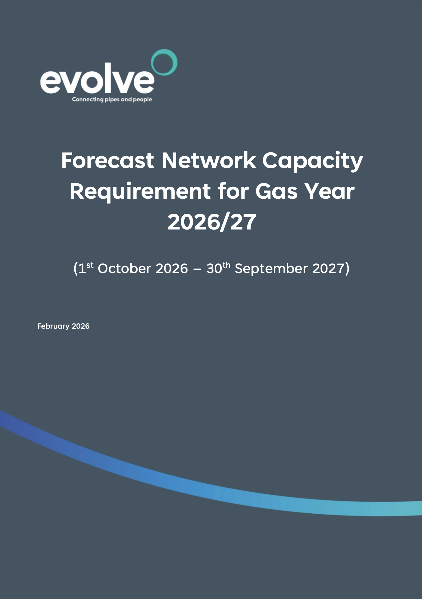 Forecast Network Capacity Requirement for Gas Year 2026/27